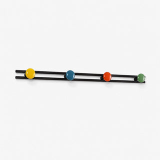 Pallini Ceramic Knob Wall Coat Rack-Neutral Decor