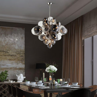 LustraLustre Boule en Verre Chrome Pallocino