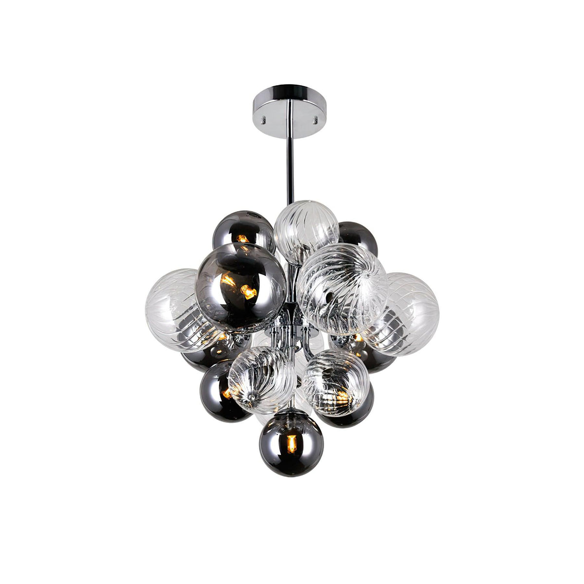 Neralis Boule en Verre Chrome Pallocino