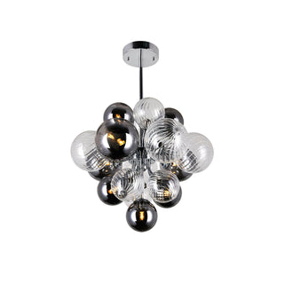 LustraLustre Boule en Verre Chrome Pallocino