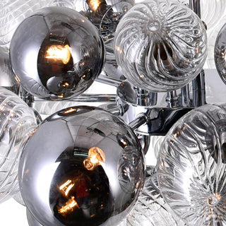 LustraLustre Boule en Verre Chrome Pallocino