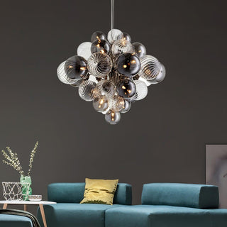 LustraLustre Boule en Verre Chrome Pallocino