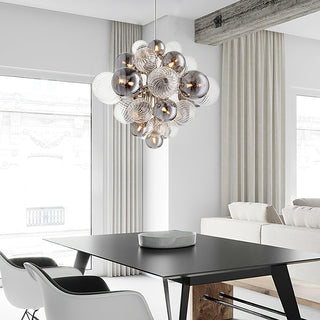 LustraLustre Boule en Verre Chrome Pallocino