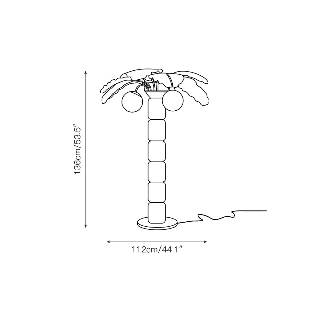 Palmera Lampadaire Extérieur