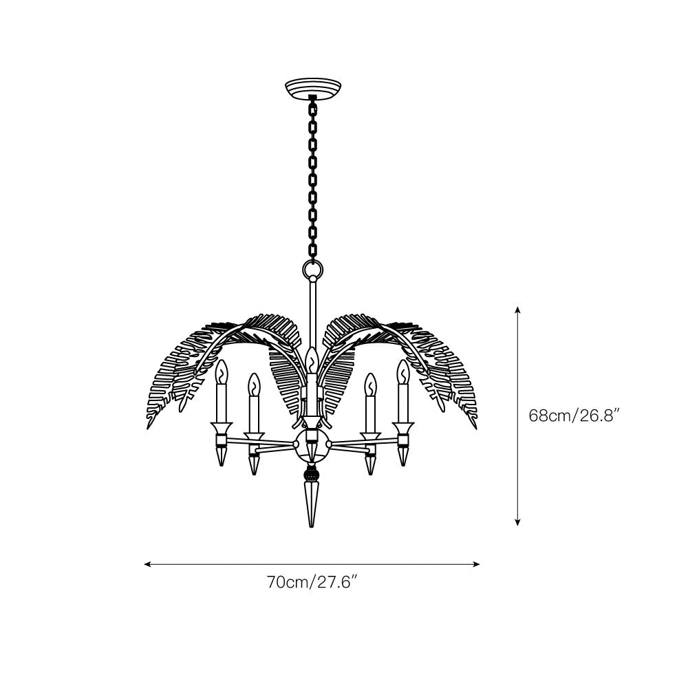 Italis Suspension Lustre Feuillage Créativité Individuelle