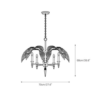 Italis Suspension Lustre Feuillage Créativité Individuelle