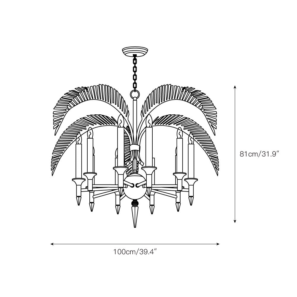 Italis Suspension Lustre Feuillage Créativité Individuelle