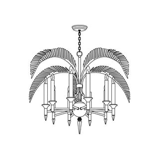 Italis Suspension Lustre Feuillage Créativité Individuelle