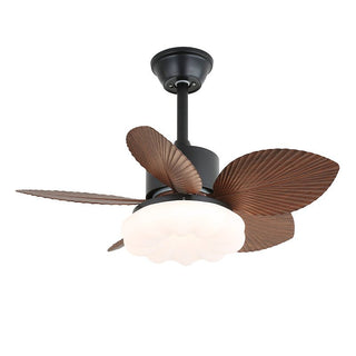 Liora Plafonnier Ventilateur en Bois Tropical