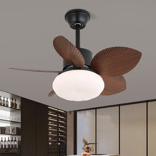 Liora Plafonnier Ventilateur en Bois Tropical
