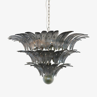 Aurora Lustre en Verre de Murano Feuille de Palmier