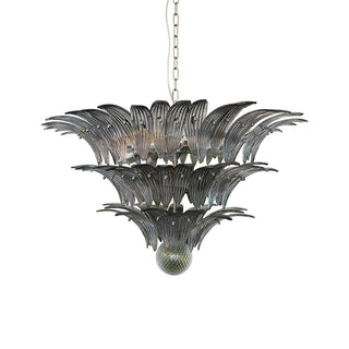 Aurora Lustre en Verre de Murano Feuille de Palmier