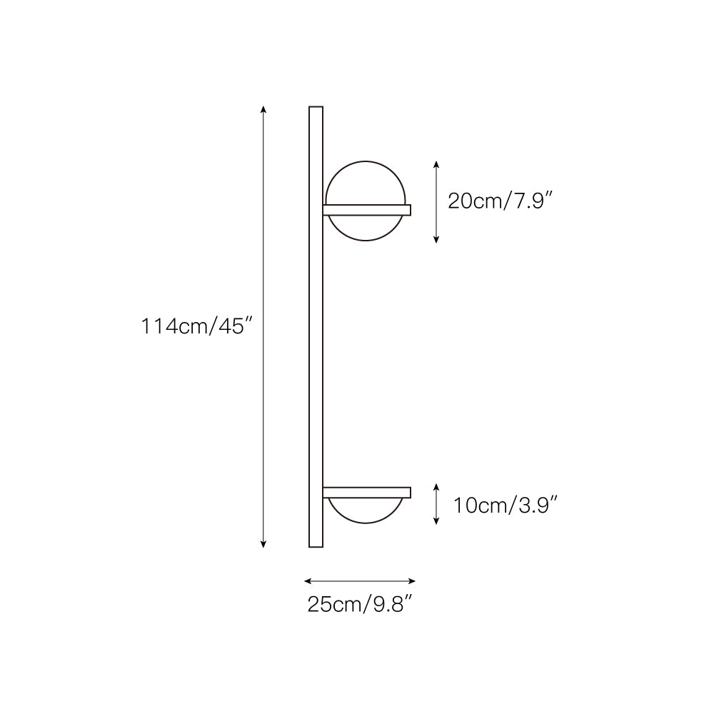 Olthaarae Applique Murale Plastique Moderne