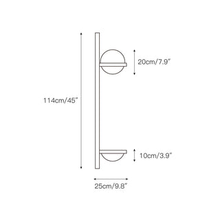 Olthaarae Applique Murale Plastique Moderne
