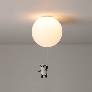 Aursilos Lampe de Plafond en Verre Panda Élégante