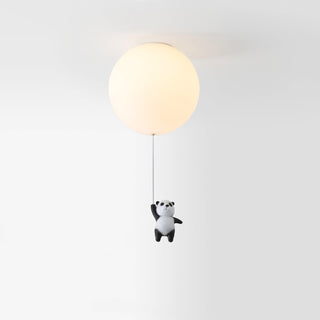 Aursilos Lampe de Plafond en Verre Panda Élégante