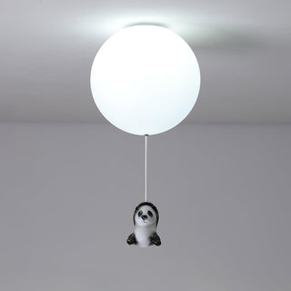 Aursilos Lampe de Plafond en Verre Panda Élégante
