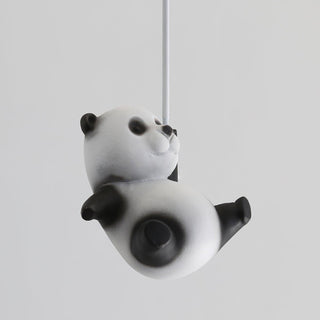 Aursilos Lampe de Plafond en Verre Panda Élégante