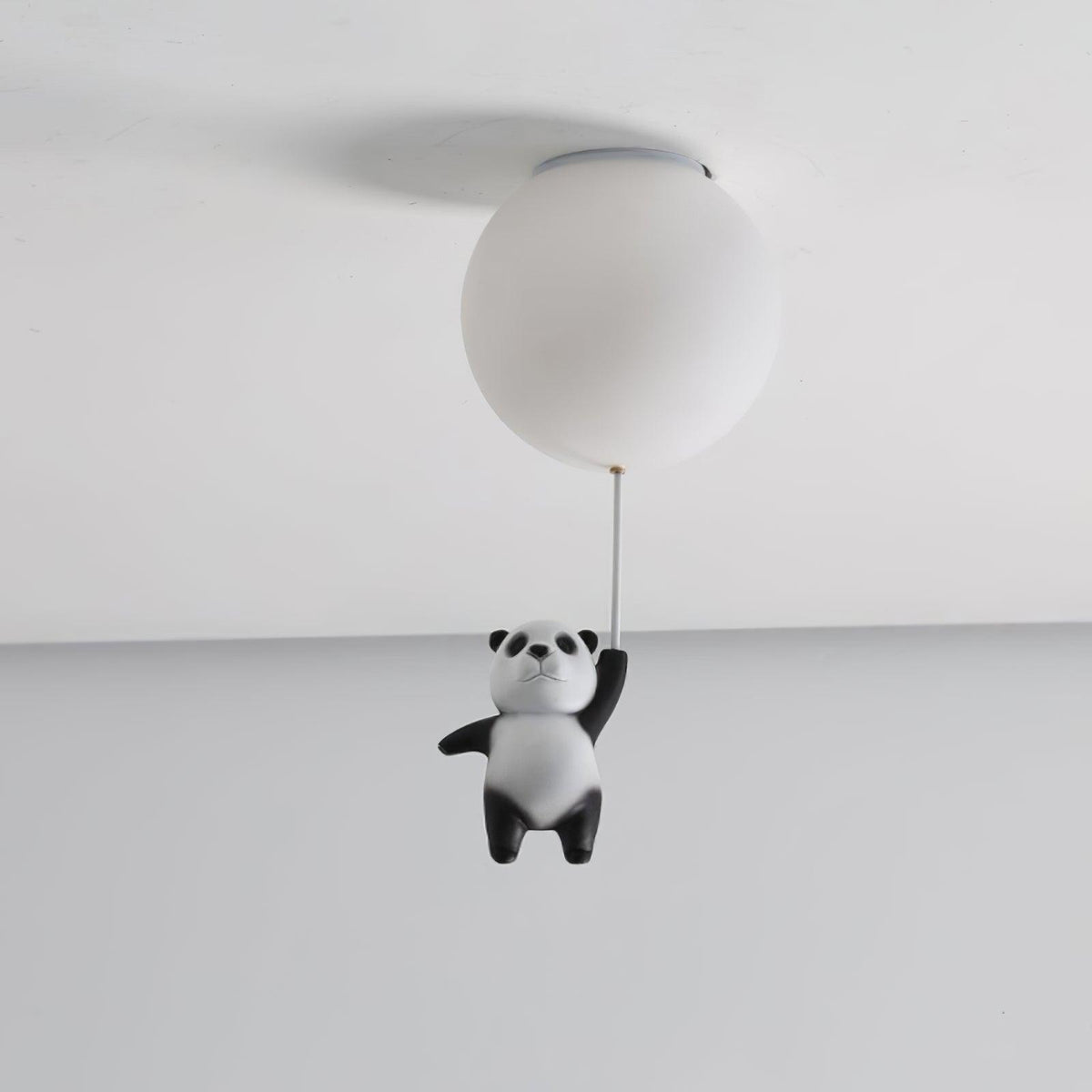 Clarara Lampe de Plafond en Verre Panda Élégante