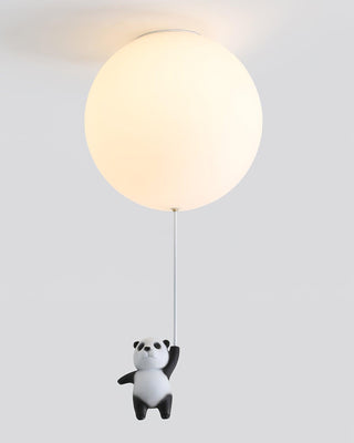 Aursilos Lampe de Plafond en Verre Panda Élégante