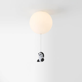 Aursilos Lampe de Plafond en Verre Panda Élégante