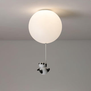 Aursilos Lampe de Plafond en Verre Panda Élégante