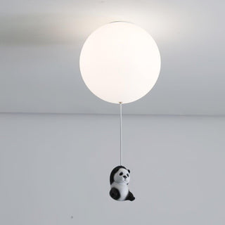 Aursilos Lampe de Plafond en Verre Panda Élégante