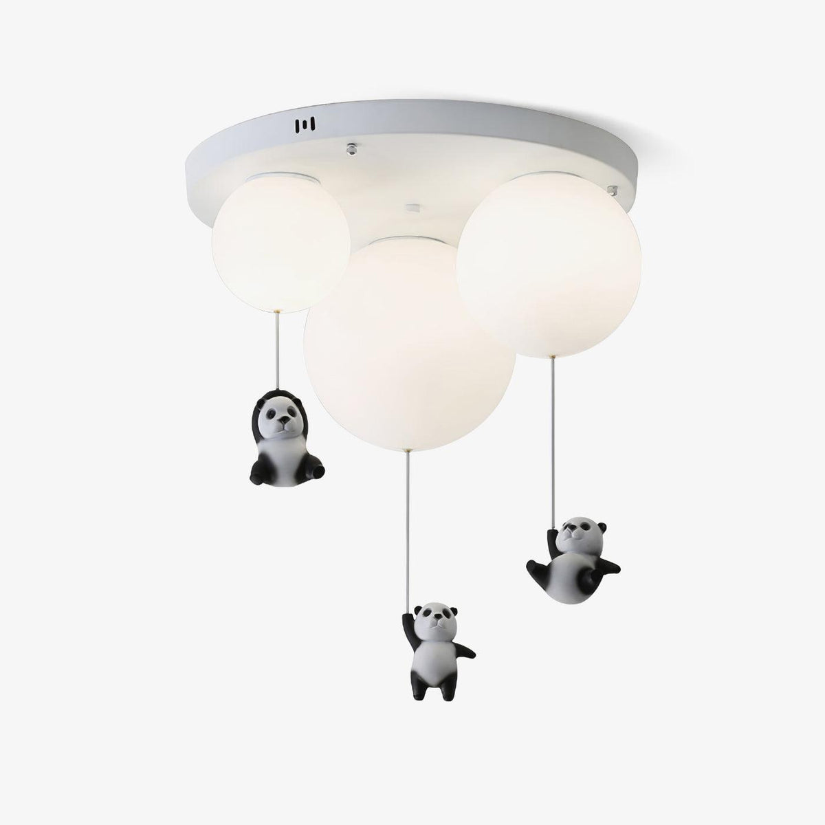 Clarara Lampe de Plafond en Verre Panda Élégante