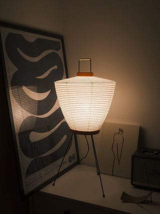 Paper Lantern Table Lamp-Neutral Decor