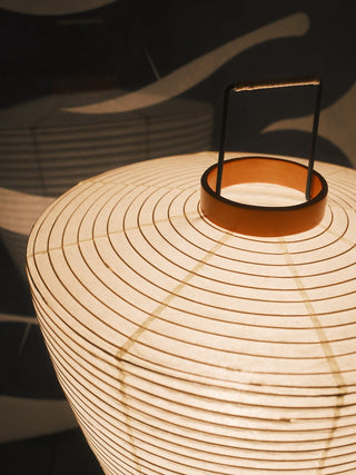 Paper Lantern Table Lamp-Neutral Decor
