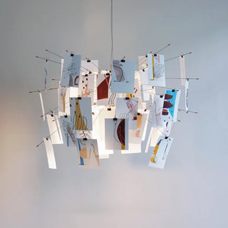 Lustra Lustre en Papier Personnalisable Créatif-Luire