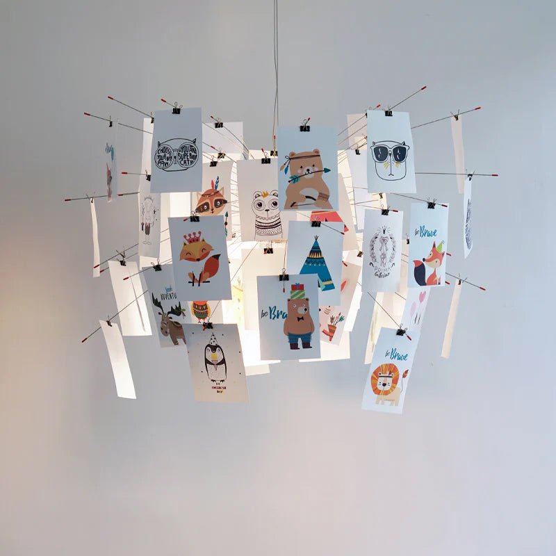 Ririxo Lustre en Papier Personnalisable Créatif-Cielum
