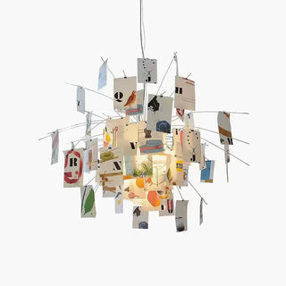 Lustra Lustre en Papier Personnalisable Créatif-Luire
