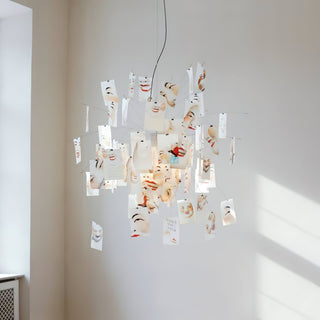 Lustra Lustre en Papier Personnalisable Créatif-Luire