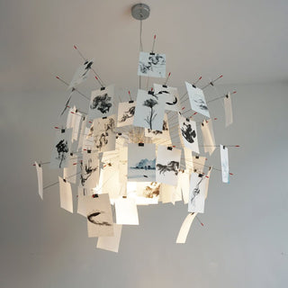Lustra Lustre en Papier Personnalisable Créatif-Luire