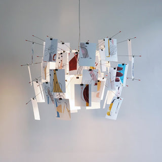 Lustra Lustre en Papier Personnalisable Créatif-Luire