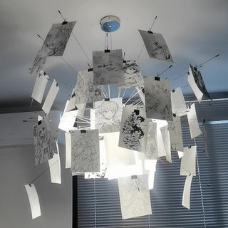 Lustra Lustre en Papier Personnalisable Créatif-Luire
