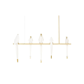 Lustra Lustre Grue en Papier Sculpturale LED