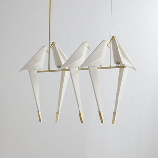 Lustra Lustre Grue en Papier Sculpturale LED