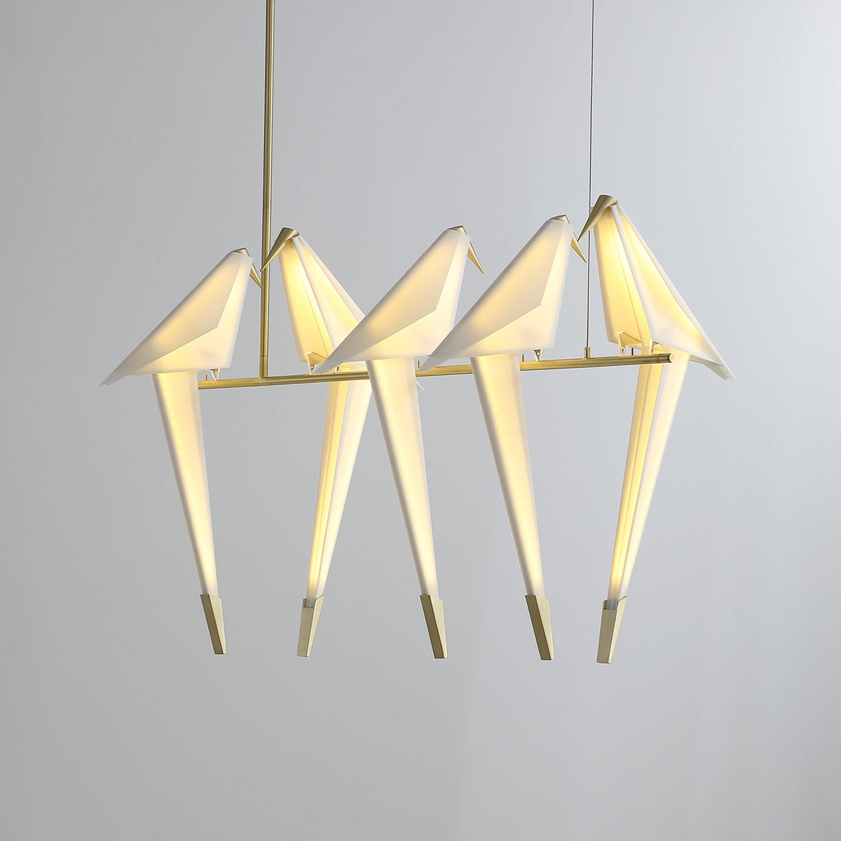 Mavelle Lustre Grue en Papier Sculpturale LED