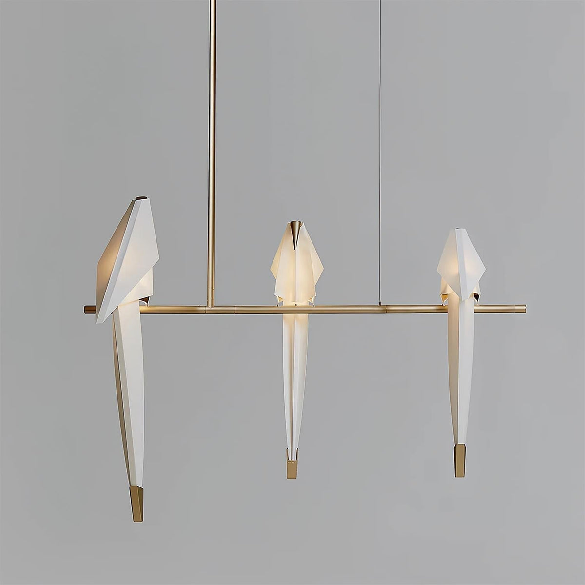 Mavelle Lustre Grue en Papier Sculpturale LED