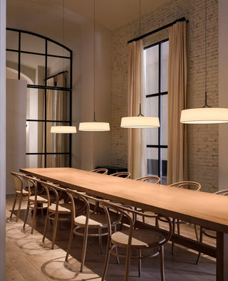 Ovynira Cylindrique Tissu Suspension Lumière