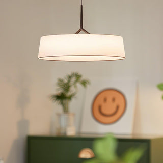 Ovynira Cylindrique Tissu Suspension Lumière