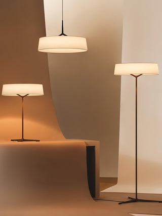 Ovynira Cylindrique Tissu Suspension Lumière