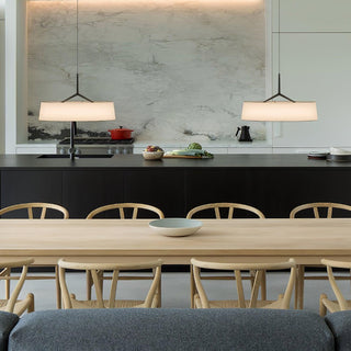 Ovynira Cylindrique Tissu Suspension Lumière
