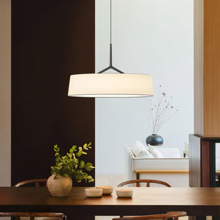 Ovynira Cylindrique Tissu Suspension Lumière