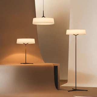 Ovynira Cylindrique Tissu Suspension Lumière