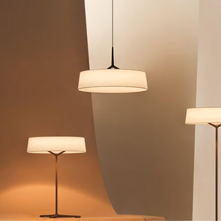 Ovynira Cylindrique Tissu Suspension Lumière