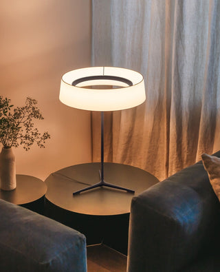 Linivira Lampe de Table de Table Scandinave en Tissu