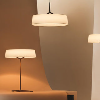 Linivira Lampe de Table de Table Scandinave en Tissu
